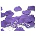 200 Purple Silk Rose Petals Wedding Favors Flower - Solid Colors