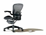 Aeron Desk Chair, Full-Featured Lumbar Support, Color - Carbon, Large