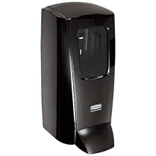 Rubbermaid Commercial 1780888 ProRx Industrial Wall Mount Skin Care Dispenser, Black, 5L Capacity, 9.2" Length x 9" Width x 18.3" Height