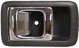 87-91 TOYOTA CAMRY FRONT DOOR HANDLE LH (DRIVER SIDE), Front=Rear, Chrome, Inside, Base/DX Model (1987 87 1988 88 1989 89 1990 90 1991 91) T462130 692063202004