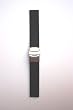 24mm Black Locman Style Rubber/Silicone Watchband with S/S Buckle by Toscana