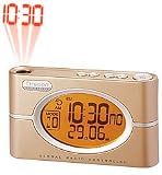 Review Oregon Scientific RMB899P / Oregon Scientific Global Self Setting Clock Champagne