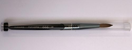 999 Titanium Handle Acrylic Nail Brush + Buy 2 get FREE airbrush Stencil (#8)