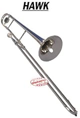 Hawk Silver Plated Slide Bb Trombone, WD-TB316