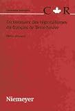 Dictionnaire des regionalismes du francais de Terre-Neuve
