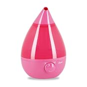 Crane Drop Shape 2.3 Gallon COOL Mist Humidifier, Pink