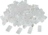 RJ45 CAT-5 E (8P8C) Crimp Connector solid, (100 Pcs Per Bag)