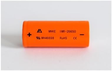 one (1) MNKE IMR 26650 3500mAh 3.7V High Drain LiMn Rechargeable battery