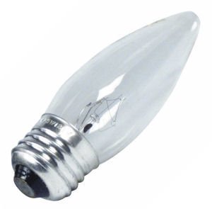 Lumiram 64025 - B10CL/25 FS TORPEDO MED. BASE CHROMALUX Decorative Daylight Full Spectrum Light Bulb