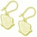 New Jersey Nets 14K Gold Dangle Earrings