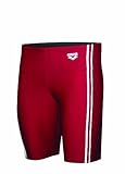 Arena Boy's Beas Youth Race Xtra Life Lycra Jammer Swimsuit, Berry Red, 26