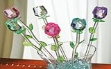 Spring Glass Bouquet Flowers