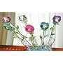 Spring Glass Bouquet Flowers