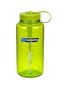 Nalgene Tritan Wide Mouth BPA-Free Water Bottle, 32oz. - Green