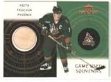 2000-01 Upper Deck MVP Game-Used Souvenirs #GSKT Keith Tkachuk - Phoenix Coyotes (Piece of Authentic Game Used Stick) (Hockey Cards)