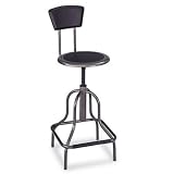 Safco Diesel Black High Base Diesel Industrial Stool