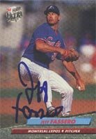 Jeff Fassero, Montreal Expos, 1992 Fleer Ultra Autographed Card