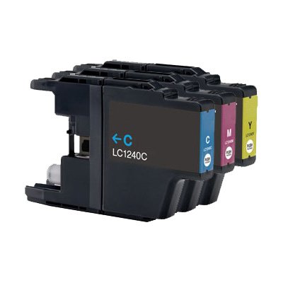 Brother LC1240 Colour Set C/M/Y (3 Inks) - Compatible 