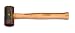 RAWHIDE MALLET 1-1/4" FACE X 2-1/2" LONG