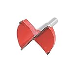 uxcell ヒンジボーリングビット　ボーリングドリルビット　木材切削　シルバートーン　レッド　金属　53mm