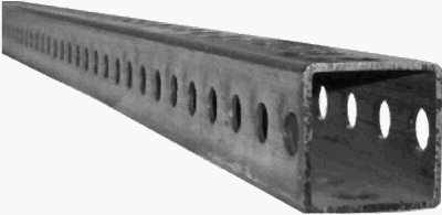 Steelworks Boltmaster 11198 Zinc Plated Telescoping Perforated Tube 1x1x48