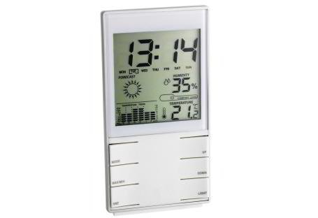 TFA Dostmann 35.1102.02 Digitale Wetterstation weiß