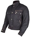 Modeka Jacke Waxcotton short schwarz DL Motorradjacke