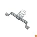 Gatco 783 Mounting Bracket for Recessed Paper Holders