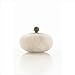 Chester Snow Marble Finial in Antique Brass