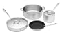 All-Clad Master Chef 2 6-Piece Cookware Set with Nonstick Fry Pan