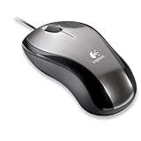 Logitech LX3 Optical Mouse - Mouse - optical - wired - PS/2, USB - black, charcoal