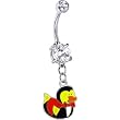 Count Duck Dracula Belly Ring