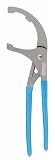 Channellock 212 4-1/2-Inch Jaw Capacity Plier for Oil Filters PVC and Sink Strainers