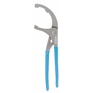 Channellock 212 4-1 4-Inch Jaw Capacity Plier for Oil Filters PVC and Sink Strainers by CHANNELLOCK