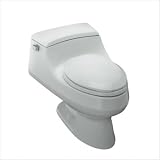Kohler K-3384-2 San Raphael Elongated Toilet with French Curve Quiet-Close Toilet Seat