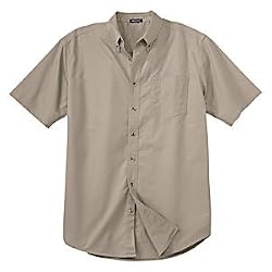 Mens Short Sleeve Cotton Twill Shirt