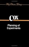 Planning of Experiments (Wiley Classics Library)