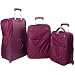 Heys Burgundy Flylite Hybrid 3 Pc Luggage Set