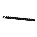 ERNST 13-Inch Socket Rail Organizer with 15 1/4-Inch Twist Lock Clips, Black (8423-Black-1/4)