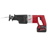 Milwaukee 0819-21 18-Volt Cordless Lithium-Ion Sawzall Reciprocating Saw with Case by 