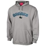 San Jose Sharks Gray Full Zip Raglan Hoody Sweatshirt
