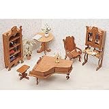 Greenleaf Dollhouse Furniture-Library Set