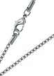 24 Stainless Steel Box Chain 2mm Lobster Clasp