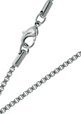 24" Stainless Steel Box Chain 2mm Lobster Clasp by Cuff-Daddy
