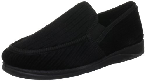 Padders Men's Black Slipper PAULTON 11 UK