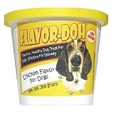 Flavor-Doh Healthy Flavored Pill Delivery Treat for Dogs (8-oz tub (200-gm) - chicken flavor - 3-pack)