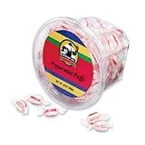 GENUINE JOE / Peppermint Puffs,Individually Wrapped,In Reusable Tub,20 oz / GJO10260 / Sold as 1 Each / Mfr Part # 10260