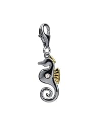 Hot Diamonds Sid Seahorse Charm, Sterling Silver