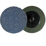 Roloc Sanding Disc 3 -120 Grit Zirconia TR - Used for Iron, Non-Ferrous Metals, Alloy Steel, Stainless Steel, Wood, plastic, with Electric Drill, Air Grinder