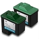 Lexmark 17 10N0217 & Lexmark 27 10N0227 Compatible 10N0595 Combo Pack - 1 Black & 1 Color Ink Cartridges